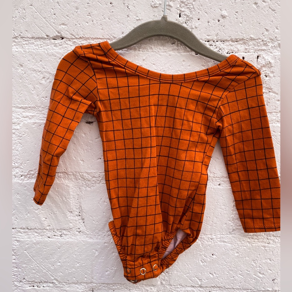 Rust colored Baby Girl Onesie - This Tribe of Three